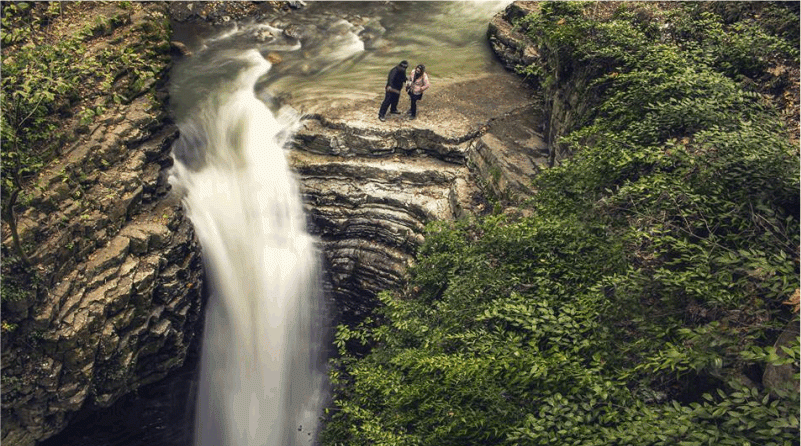 آبشار ویسادار | عاشقان طبیعت ایران | آبشار ویسادار سومین آبشار بزرگ استان گیلان می‌باشد