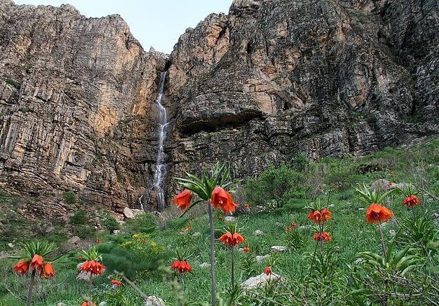 پراکنش آبشارهای ایران | عاشقان طبیعت ایران | نقشه آبشارهای ایران