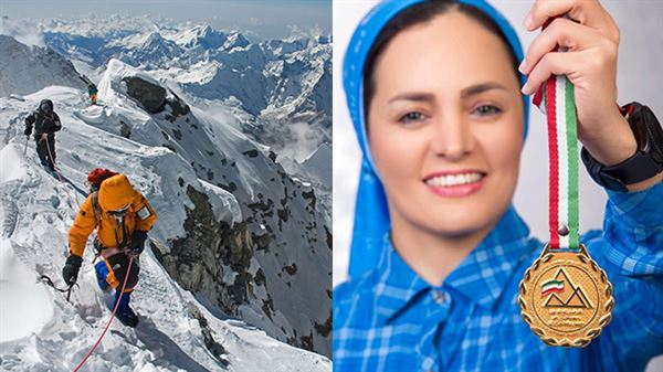 افسانه حسامی فرد | عاشقان طبیعت ایران | دکتر حسامی فرد فاتح قلل 8000 متری دنیا